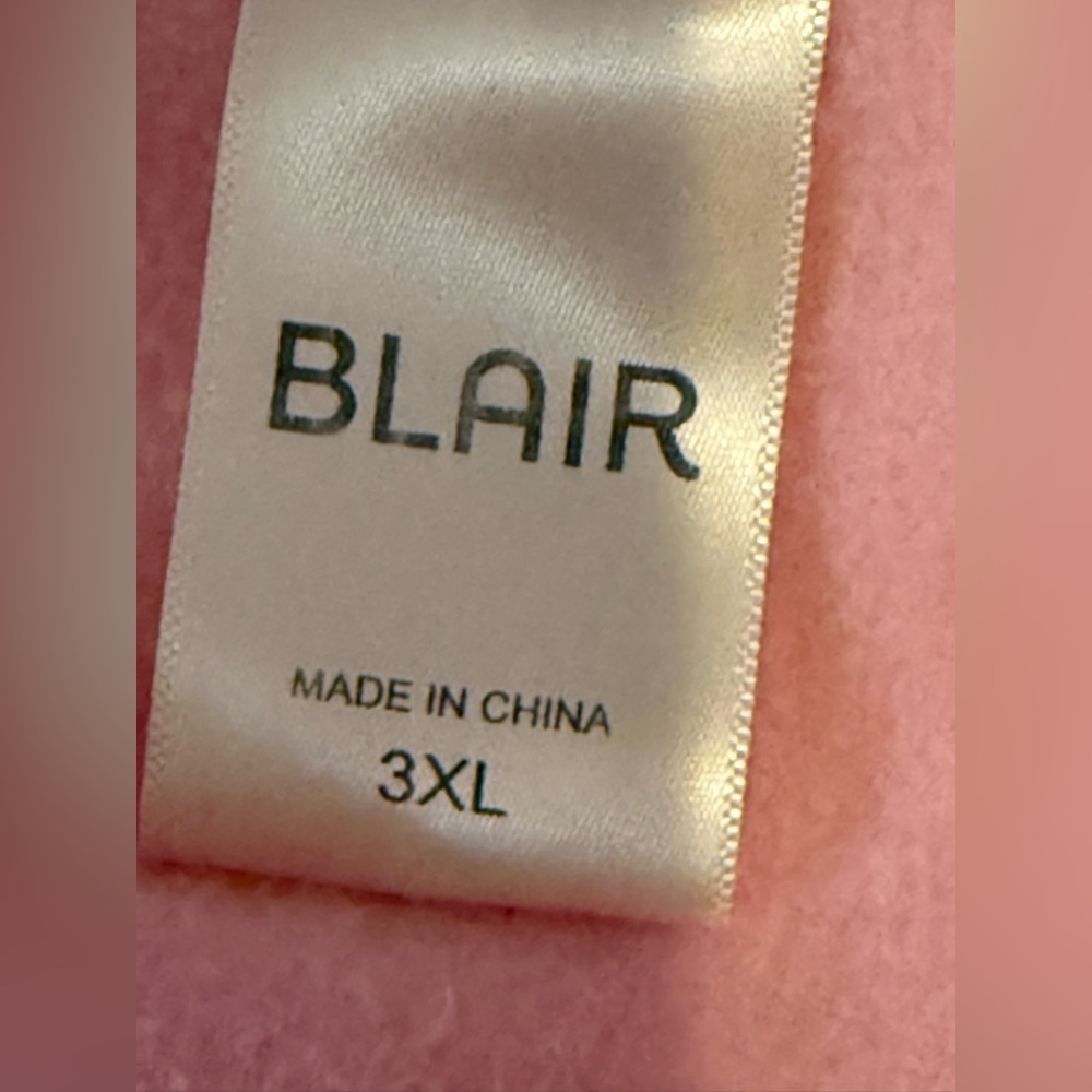 Blair Pink Sleeveless Zip-Front Fleece Vest size 3XL EUC - Picture 4 of 6